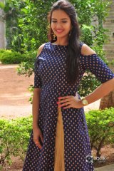 Poojitha Ponnada At Darshakudu Movie Press Meet